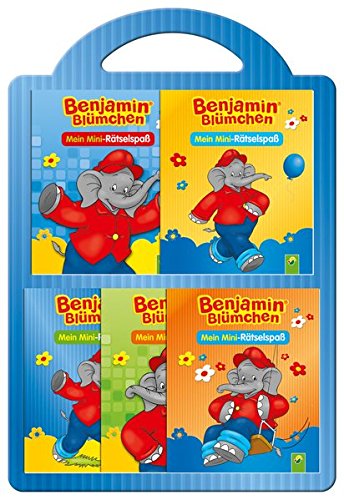 Benjamin Blümchen- 5 Minibücher im Set: Mein Mini-Rätselspaß von Schwager & Steinlein