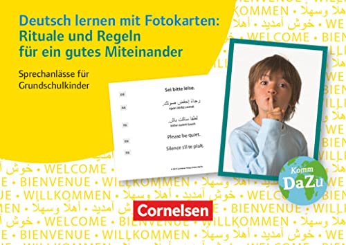 Deutsch lernen mit Fotokarten - Grundschule: Rituale und Regeln für ein gutes Miteinander - 100 Bildkarten