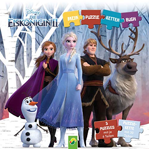 Die Eiskönigin 2 -Mein Puzzle-Ketten-Buch: Mit 5 Puzzles mit je 6 Teilen