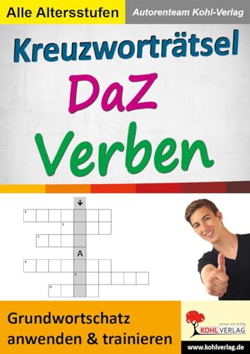 Kreuzworträtsel DaZ - Verben: Grundwortschatz anwenden und trainieren