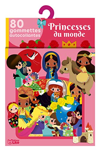 Mes gommettes Lito - Princesses du Monde: 80 gommettes autocollantes