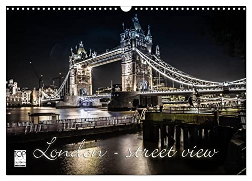 London - street view (Wandkalender 2025 DIN A3 quer), CALVENDO Monatskalender