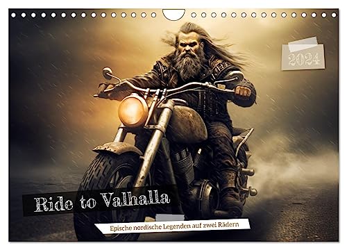 Ride to Valhalla (Wandkalender 2024 DIN A4 quer), CALVENDO Monatskalender von CALVENDO