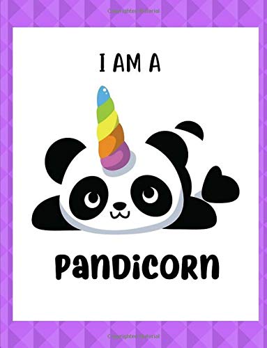 I Am Pandicorn: Magical and Cute Kawaii Panda Unicorn Notebook With Rainbow Horn, Wide Ruled Pages, Diary and Journal for Girls, School, College, Writing, Sketching, Panda Lovers, Unicorn Lovers von CreateSpace Independent Publishing Platform