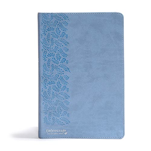 CSB (In)Courage Devotional Bible, Blue Leathertouch Indexed: Black Letter, Notetaking Space, Reading Plans, Easy-To-Read Font