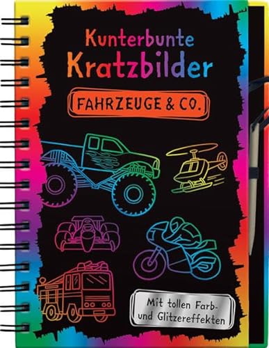 Kunterbunte Kratzbilder: Fahrzeuge & Co. von Ullmann Medien