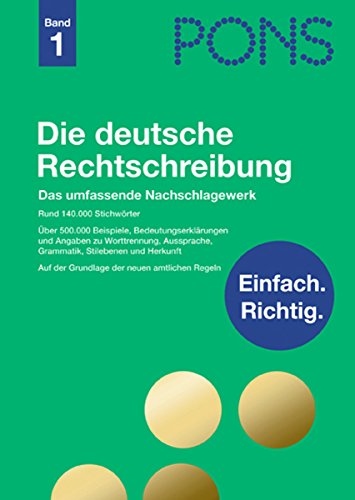 PONS Die deutsche Rechtschreibung: Ausgabe für Rheinland-Pfalz: Das umfassende Nachschlagewerk PONS Die deutsche Rechtschreibung: Ausgabe für Rheinland-Pfalz: Das umfassende Nachschlagewerk