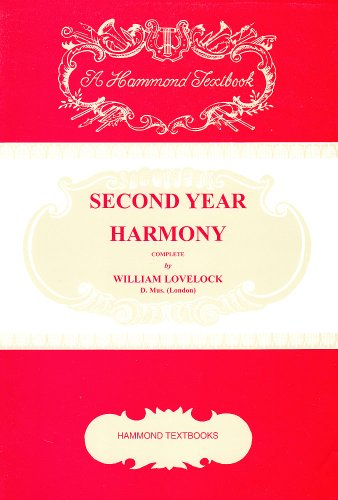 Second Year Harmony Second Year Harmony