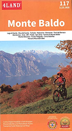 Monte Baldo n. 117 1:25.000 von 4Land