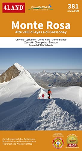 Monte Rosa. Alte Valli di Ayas e di Gressoney 1:25.000 Monte Rosa. Alte Valli di Ayas e di Gressoney 1:25.000 von 4Land