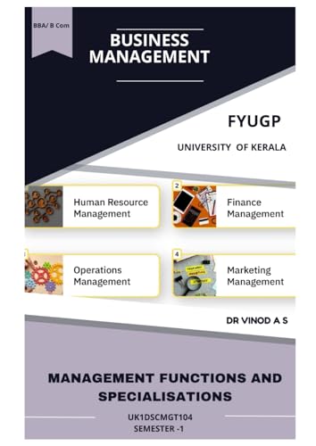 Management Functions and Specialisations von Independently published