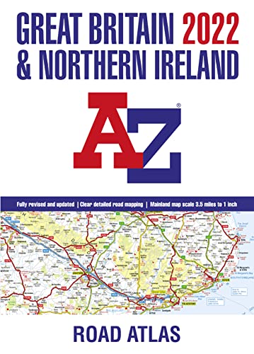 Great Britain A-Z Road Atlas 2022 (A3 Paperback)