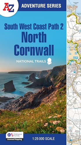 South West Coast Path 2 – North Cornwall: with Ordnance Survey mapping (A -Z Adventure Series) von Geographers’ A-Z Map Co Ltd