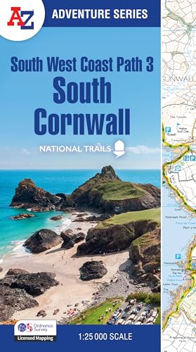 South West Coast Path 3 – South Cornwall: with Ordnance Survey mapping (A -Z Adventure Series) von Geographers’ A-Z Map Co Ltd