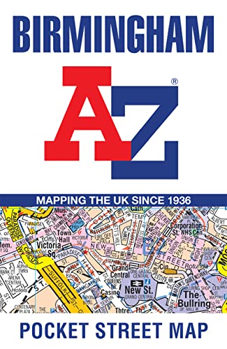 Birmingham A-Z Pocket Street Map