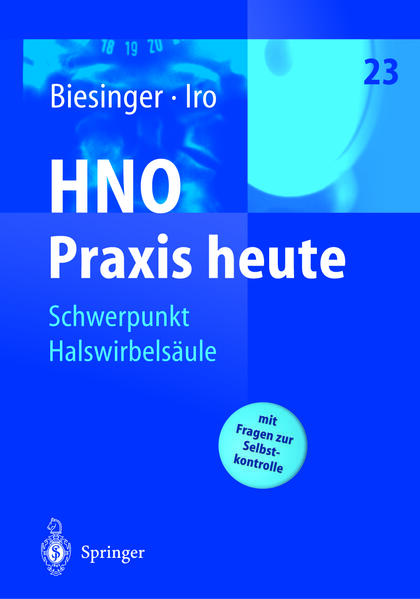 Schwerpunkt Halswirbelsäule von Springer Berlin Heidelberg