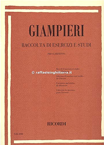 Raccolta di Esercizi e Studi (CLARINETTE) von Ricordi