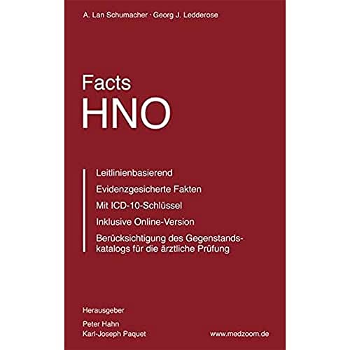 Facts HNO: Das neue medizinische Nachschlagewerk von KVM-Der Medizinverlag
