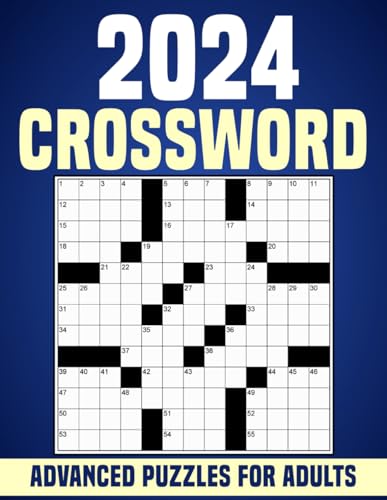 2024 Advanced Crossword Puzzles For Adults von Independently published