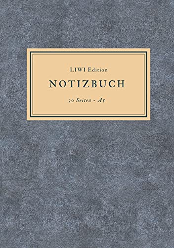 Dünnes Notizbuch A5 liniert - Notizheft 30 Seiten 90g/m² - Softcover blau meliert - FSC Papier: Notebook A5 liniert - weißes Papier Dünnes Notizbuch A5 liniert - Notizheft 30 Seiten 90g/m² - Softcover blau meliert - FSC Papier: Notebook A5 liniert - weißes Papier
