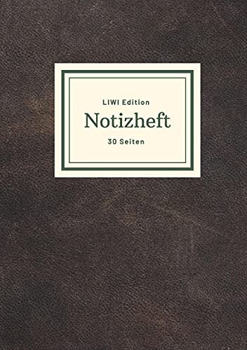 Dünnes Notizheft A5 liniert - Notizbuch 30 Seiten 90g/m² - Softcover schwarz - FSC Papier: Notebook A5 liniert - weißes Papier Dünnes Notizheft A5 liniert - Notizbuch 30 Seiten 90g/m² - Softcover schwarz - FSC Papier: Notebook A5 liniert - weißes Papier