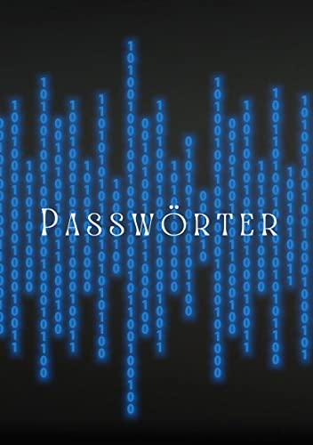 Notizbuch für Passwörter - Organizer A5 liniert 2 Spalten - 64 Seiten - FSC Papier: Passwortbuch - Papierqualität 90 g/m² - Passwort Manager analog