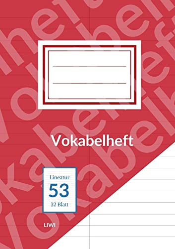 Vokabelheft A5 liniert - Lineatur 53 - 2 Spalten - 32 Blatt - FSC Papier: Papierqualität 90 g/m² - geeignet für Tinte Vokabelheft A5 liniert - Lineatur 53 - 2 Spalten - 32 Blatt - FSC Papier: Papierqualität 90 g/m² - geeignet für Tinte von LIWI Literatur- und Wissenschaftsverlag