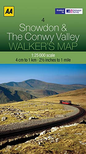 Snowdon and The Conwy Valley (Walker's Map)
