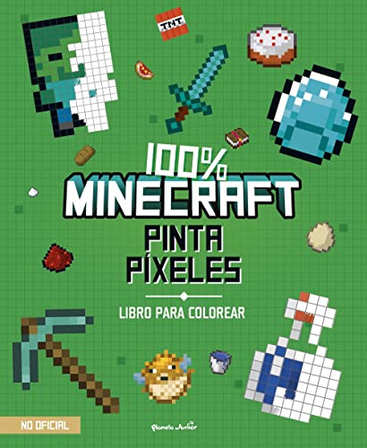 100% Minecraft. Pinta píxeles: Libro para colorear von Planeta Junior