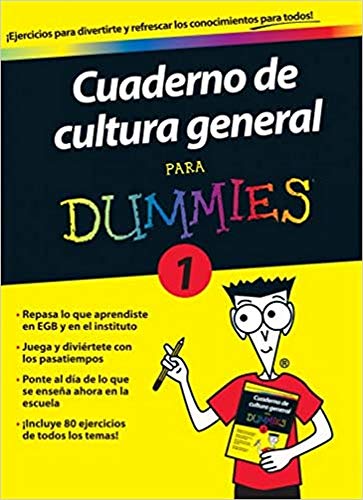Cuaderno de cultura general para Dummies 1 von Para Dummies