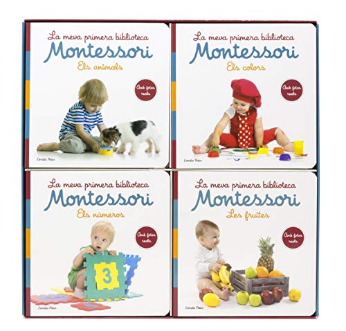 La meva primera biblioteca Montessori: Els colors · Les fruites · Els números · Els animals von Estrella Polar