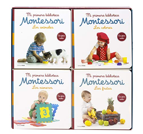 Mi primera biblioteca Montessori: Los colores · Las frutas · Los números · Los animales Mi primera biblioteca Montessori: Los colores · Las frutas · Los números · Los animales