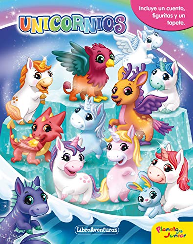 Unicornios. Libroaventuras: Incluye un cuento, figuritas y un tapete von Planeta Junior