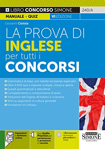 La Prova di Inglese per tutti i Concorsi La Prova di Inglese per tutti i Concorsi