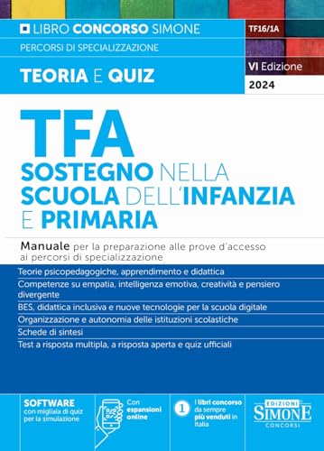 TFA Sostegno nella Scuola dell'Infanzia e Primaria - Manuale per la preparazione alle prove d’accesso ai percorsi di specializzazione von Edizioni Simone