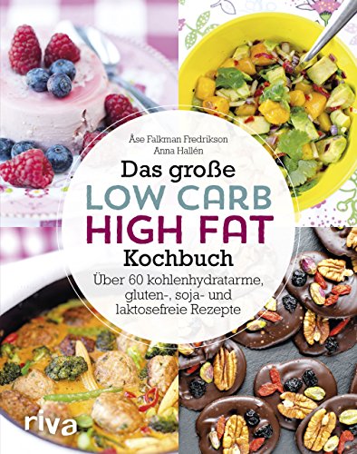 Das große Low-Carb-High-Fat-Kochbuch: Über 60 kohlenhydratarme, gluten-, soja-, und laktosefreie Rezepte