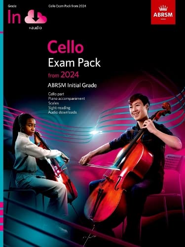 Cello Exam Pack from 2024, Initial Grade, Cello Part, Piano Accompaniment & Audio (ABRSM Exam Pieces)