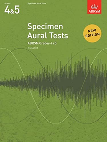 Specimen Aural Tests, Grades 4 & 5: new edition from 2011 (Specimen Aural Tests (ABRSM)) von ABRSM