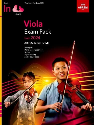 Viola Exam Pack from 2024, Initial Grade, Viola Part, Piano Accompaniment & Audio (ABRSM Exam Pieces)