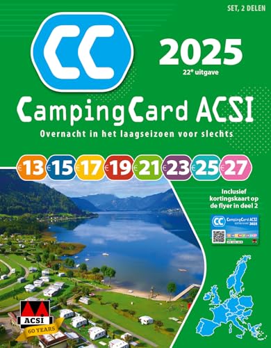CampingCard ACSI 2025 (set): Set 2 delen (ACSI Campinggids) von ACSI. Publishing BV