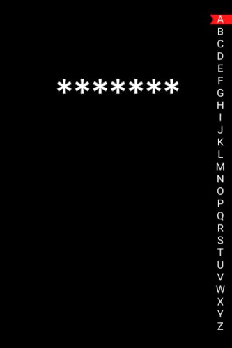 Passwort buch mit register deutsch A-Z: Passwort organizer mit abc register . Notizbuch für passwörter mit platz zum Schreiben von 312 Password. Passwort-heft Klein a5.