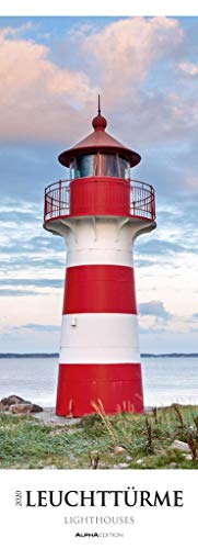Leuchttürme 2020 - Lighthouses - Streifenkalender XXL (25 x 69) - Landschaftskalender - Bildkalender - Wandkalender