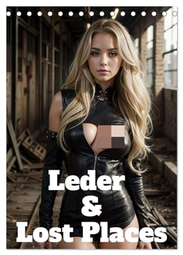 Leder und Lost Places (Tischkalender 2025 DIN A5 hoch), CALVENDO Monatskalender von CALVENDO