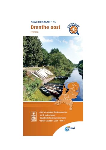 15 Drenthe oost (Emmen): Fietskaart mit Radwegen (Fietskaarten, Band 15)