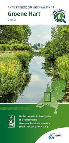 17 Groene Hart (Gouda): Fietsknooppenuntenkaarten (Knooppuntkaarten, Band 17) von ANWB