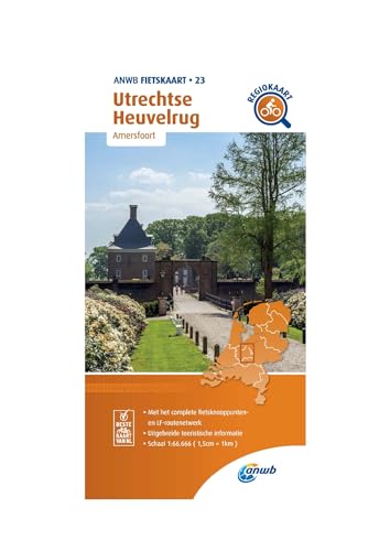23 Utrechtse Heuvelrug (Amersfoort): Fietskaart mit Radwegen (Fietskaarten, Band 23) von ANWB