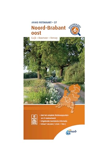 37 Noord-Brabant oost (Cuijk/Boxmeer/Venray): Fietskaart mit Radwegen (Fietskaarten, Band 37)
