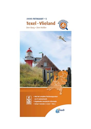 5 Texel Vlieland(Den Burg / Den Helder): Fietskaart mit Radwegen (Fietskaarten, Band 5)