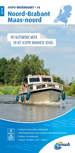 ANWB Waterkaart Noord-Brabant / Maas-Noord: Wasserkarte (ANWB waterkaart, 16)