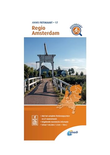 17 Regio Amsterdam: Fietskaart mit Radwegen (Fietskaarten, Band 17) von ANWB